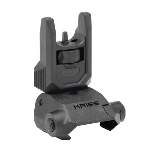 Picture of Kriss USA Defiance Front Flip-Up Black AR-15 Low Profile Polymer DAPFSBL00
