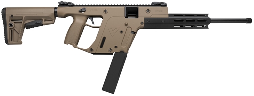 Picture of Kriss USA KV22CFD03 Vector CRB G2 Full Size 22 LR 30+1 16" Black Nitride Threaded Barrel, Flat Dark Earth 1:10" Aluminum Receiver, M-LOK Handguards, Flat Dark Earth Synthetic 6 Position Stock KV22CFD03 KV22-CFD03
