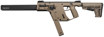 Picture of Kriss USA Vector CRB G2 45 ACP 30+1 16" Black Nitride Threaded Barrel, Flat Dark Earth Picatinny Rail Aluminum Receiver, FDE Synthetic 6 Position Stock & Polymer Grip KV45CFD20