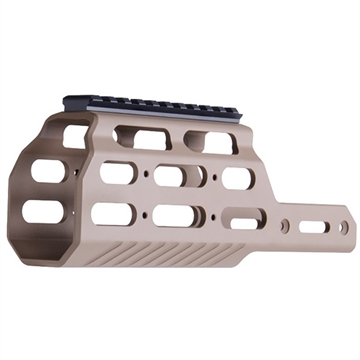 Picture of KRISS USA, Inc Receiver Extension Kit, Picatinny Side Rail Kit And Mounting Hardware, Fits GEN II CRB, Flat Dark Earth KVA-VMRFD01 KVAVMRFD01