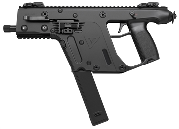 Picture of KRISS USA, Inc VECTOR SDP, Gen II, Pistol, Semi-automatic, 10MM, 5.5" Barrel, Threaded Barrel, Polymer, Black, Flip Up Sights, 33 Rounds, 1 Magazine, Quick Detach Sling Swivel KV10-PBL20 KV10PBL20