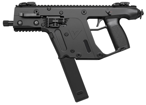 Picture of Kriss USA Vector SDP Gen2 9mm Luger 40+1 5.50" Black Nitride Threaded Barrel, Black Polymer Picatinny Rail Receiver, Black Polymer Grip, Glock Mag Compatible KV90PBL20