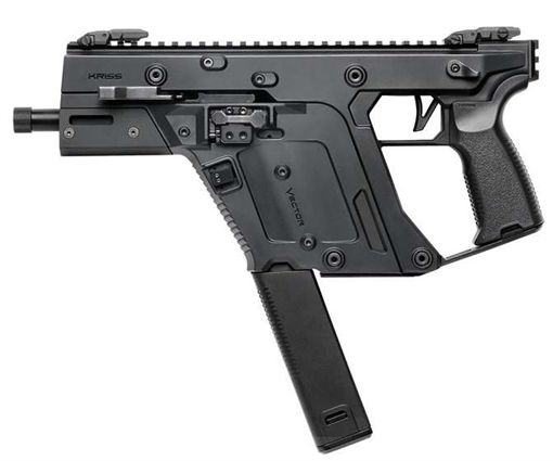 Picture of Kriss USA Vector SDP Gen3 45 ACP 30+1 5.50" Black Nitride Threaded Barrel, M-LOK Handguard, Black Picatinny Rail Receiver & Rear, Black Polymer Grip, Ambidextrous, Glock Mag Compatible KV453PBL00