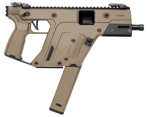Picture of KRISS VECTOR SDP G3 PISTOL 45ACP 5.5" THREADED 30RD FDE KV45-3PFD00 KV453PFD00