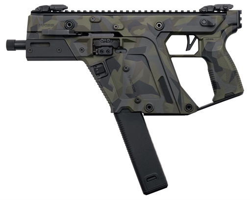 Picture of Kriss USA KV453PWD00 Vector SDP Gen3 45 ACP 30+1 5.50" Black Nitride Threaded Barrel, M-LOK Handguard, Picatinny Rail Receiver & Rear, Black Polymer Grip, Ambidextrous, Glock Mag Compatible KV453PWD00 KV45-3PWD00