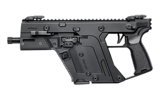 Picture of KRISS USA, Inc Vector SDP, Gen III, Semi-automatic Pistol, 9MM, 5.5" Barrel, Matte Finish, Black, 1 Magazine, 10 Rounds KV90-3PBL01
