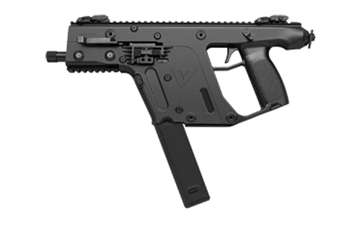 Picture of KRISS USA, Inc VECTOR SDP, Gen II, Pistol, Semi-automatic, 9MM, 5.5" Barrel, Threaded Barrel, Polymer, Black, Flip Up Sights, 40 Rounds, 1 Magazine, Quick Detach Sling Swivel KV90-PBL20