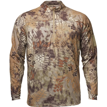 Picture of Kryptek Valhalla 2 Long Sleeve Zip Shirt Highlander X-Large 18VALLSZH6