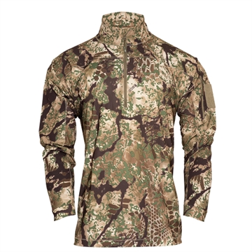 Picture of Kryptek Valhalla 2 Long Sleeve Zip Shirt Obskura Transitional Large 18VALLSZTS5