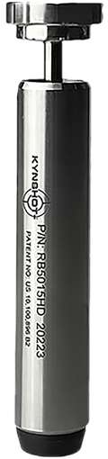 Picture of KynSHOT Hydraulic Recoil Buffer, Fits AR-9 Style PCC's Using a Mil-Spec Style Carbine Buffer Tube (Internal Depth 7") and a Barrel Length of 8" or Above, Stainless Steel Construction, Silver RB5015HD