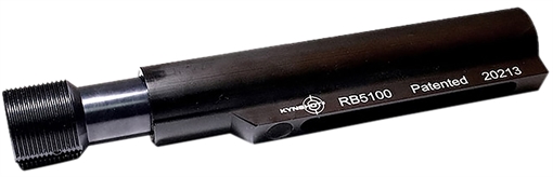 Picture of KynSHOT Adjustable Damped Shotgun Recoil Buffer, Fit Stock Adapters or Receivers that Use Mil-Spec Style Threads, Compatible with Mil-Spec Style Collapsible Stock, Anodized Finish, Black RB5100