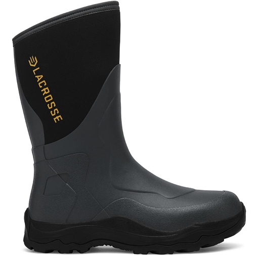 Picture of LaCrosse Alpha Agility Field Boot 12" Black/Gray Size 11 33688111