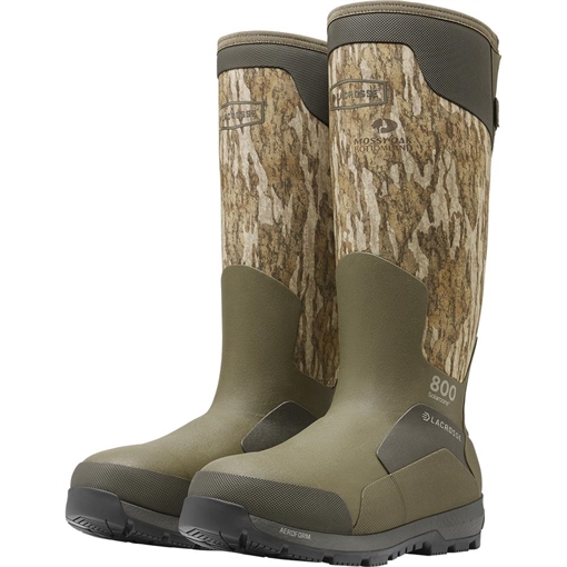 Picture of LaCrosse Alphaburly Aero 17" Mens Hunting Boots 800G Mossy Oak Bottomland 10 37700310 377003-10M