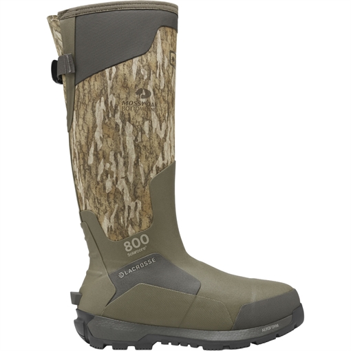 Picture of LaCrosse Alphaburly Aero 17" Mens Hunting Boots 800G Mossy Oak Bottomland 12 37700312 377003-12M