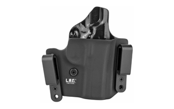 Picture of L.A.G. Tactical, Inc. Defender Series, OWB/IWB Holster, Fits 1911 3", Kydex, Right Hand, Black Finish 6007