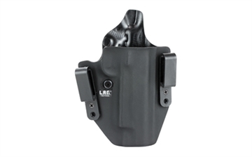 Picture of L.A.G. Tactical, Inc. Defender Series, OWB/IWB Holster, Fits 1911 w/ Rail, 5" Barrel, Kydex, Right Hand, Black Finish 6004