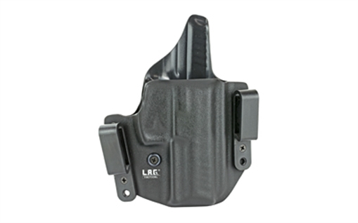 Picture of L.A.G. Tactical, Inc. Defender Series, OWB/IWB Holster, Fits H&K VP9, Kydex, Right Hand, Black Finish 9026