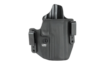 Picture of L.A.G. Tactical, Inc. Defender Series, OWB/IWB Holster, Fits SIG P320 Full Size 9/40, Kydex, Right Hand, Black Finish 2078