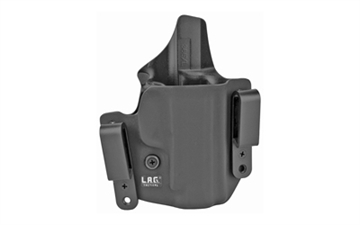 Picture of L.A.G. Tactical, Inc. Defender Series, OWB/IWB Holster, Fits Sig P365XL, Kydex, Right Hand, Black Finish 2088