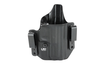 Picture of L.A.G. Tactical, Inc. Defender Series, OWB/IWB Holster, Fits Springfield XD Service 9/40, 4" Barrel, Kydex, Right Hand, Black Finish 3010