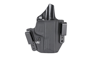 Picture of L.A.G. Tactical, Inc. Defender Series, OWB/IWB Holster, Fits S&W M&P 9/40, Kydex, Right Hand, Black Finish 4004