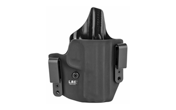 Picture of L.A.G. Tactical, Inc. Defender Series, OWB/IWB Holster, Fits S&W M&P M2.0 9/40, Kydex, Right Hand, Black Finish 4045