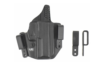 Picture of L.A.G. Tactical, Inc. L.A.G. Defender, Inside the Waistband Holster, Fits Springfield Hellcat Pro, Kydex, Matte Finish, Black, Right Hand 3057