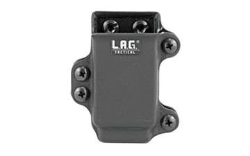 Picture of L.A.G. Tactical, Inc. Single Pistol Magazine Carrier, Fits All Double Stack 45/10mm Magazines, Kydex, Black Finish 34002