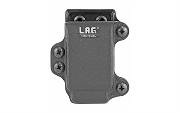 Picture of L.A.G. Tactical, Inc. Single Pistol Magazine Carrier, Fits All Single Stack 45ACP Magazines, Kydex, Black Finish 34003
