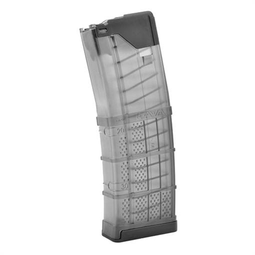 Picture of Lancer Systems Magazine, L5 Advanced Warfighter, 300 Blackout, 30 Rounds, Fits AR Rifles, Polymer, Translucent Smoke 999-000-4280-01 428001