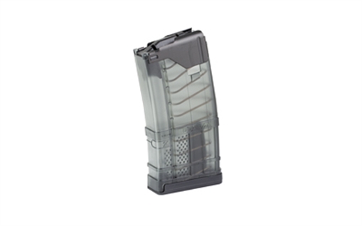 Picture of Lancer Systems L5AWM, .223 Remington/5.56 NATO, 15 Rounds, Fits AR Rifles, Steel/Polymer Hybrid, Translucent Finish, Smoke, 20 Round Body Style L5AWML-15-20-SMK