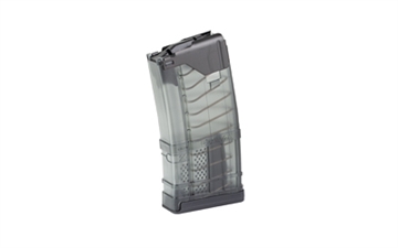 Picture of Lancer Systems L5AWM, .223 Remington/5.56 NATO, 15 Rounds, Fits AR Rifles, Steel/Polymer Hybrid, Translucent Finish, Smoke, 20 Round Body Style L5AWML-15-20-SMK