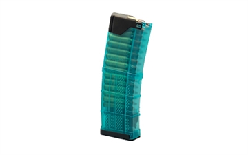 Picture of Lancer Systems Magazine, L5 Advanced Warfighter, 223 Remington/556NATO, 30 Rounds, Fits AR Rifles, Polymer, Translucent Blue 999-000-2320-52 232052
