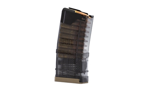 Picture of Lancer Systems Magazine, L5AWM GEN 2, 300 Blackout, 20 Rounds, Fits AR Rifle, Steel/Polymer Hybrid, Translucent Smoke L5BO-G2-20-SMK