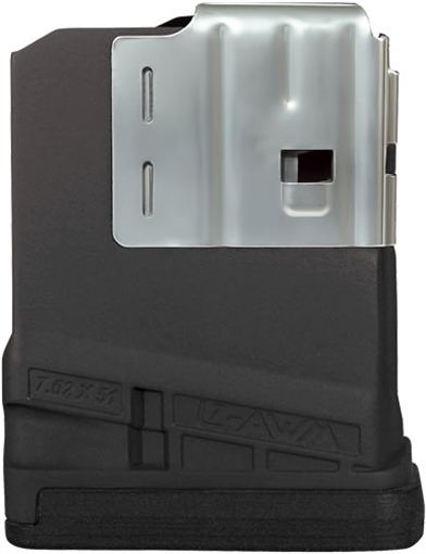 Picture of LANCER MAGAZINE L7AWM SR-25 7.62X51 10RD OPAQUE BLACK L710BLK L7-10-BLK