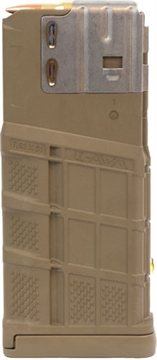 Picture of Lancer Systems Magazine, L7 Advanced Warfighter, 308 Winchester/7.62 NATO/6.5 Creedmoor, 25 Rounds, Fits AR10 Rifles, Translucent Flat Dark Earth L7-25-FDE