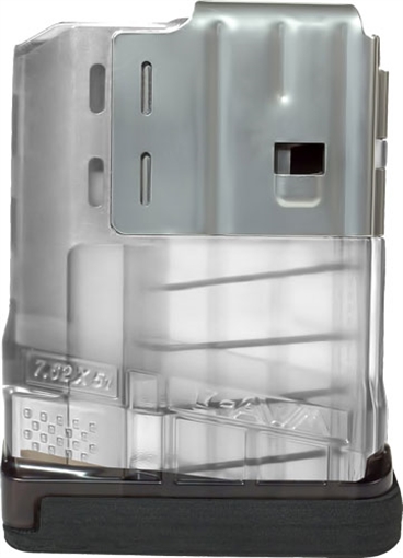 Picture of LANCER MAGAZINE L7AWM SR-25 7.62X51 5RD TRANSLUCENT CLEAR L705CLR