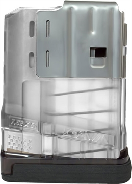 Picture of LANCER MAGAZINE L7AWM SR-25 7.62X51 5RD TRANSLUCENT CLEAR L705CLR