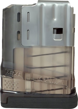 Picture of LANCER MAGAZINE L7AWM SR-25 7.62X51 5RD TRANSLUCENT SMOKE L705SMK