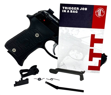 Picture of Langdon Tactical Tech LTTTJIBOP13 Trigger Job In A Bag Black Curved Fits Beretta 92/96/M9 not A1 Right Hand LTTTJIBOP13 92TJIBE13
