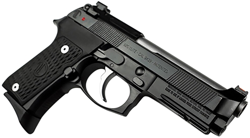 Picture of Langdon Tactical Tech Beretta 92 Elite Compact 9mm Luger 15+1 4.25" Stainless Target Crown Steel Barrel, Black Serrated Steel Slide, Black VZ G10 Grip, Optimized Trigger Bar & Trigger Job LTT92CTJ