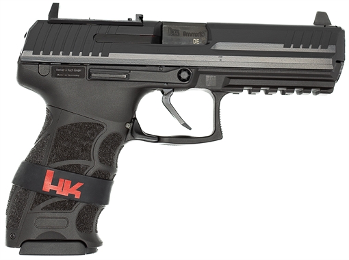Picture of Langdon Tactical Tech HK P30 Compact Frame 9mm Luger 17+1 3.90" Black Steel Barrel, Black Optic Cut/Serrated Steel Slide, Black Polymer Frame w/Picatinny Rail, Black Polymer Grip LTTP30FTJRDO