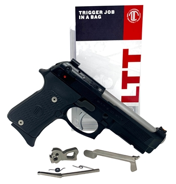 Picture of Langdon Tactical Tech LTTTJIBOP13N Trigger Job In A Bag Nickel Curved Fits Beretta 92/96/M9 not A1 Right Hand LTTTJIBOP13N TJIBNE13