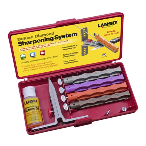 Picture of Lansky Sharpeners 4-Stone Deluxe Diamond System LKDMD