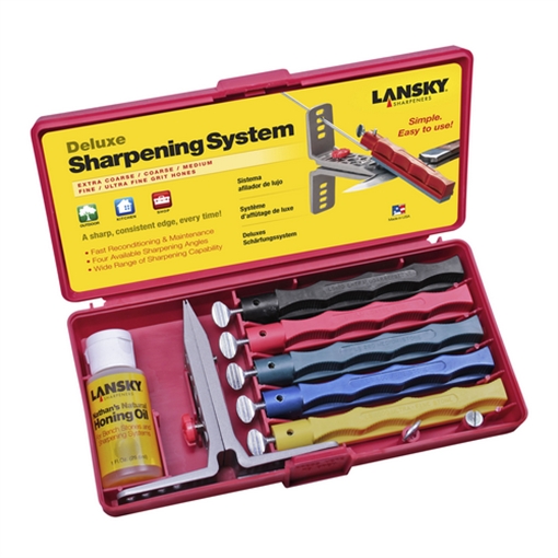 Picture of Lansky Sharpeners Deluxe Controlled Angle Sharpening System LKCLX