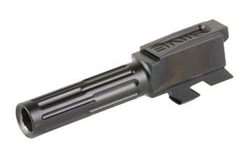 Picture of LanTac USA LLC 9INE Barrel, Fluted, Fits Glock 43/43x, Nitride Finish, Black 01-GB-G43-NTH-BLK