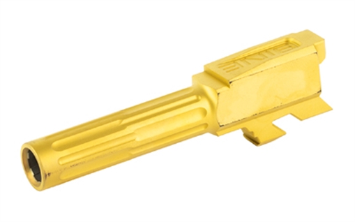 Picture of LanTac USA LLC 9INE Barrel, Fluted, Fits Glock 43/43x, TiN Finish, Bronze 01-GB-G43-NTH-BRNZ