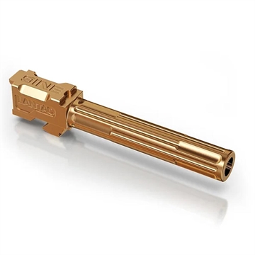 Picture of Lantac 9ine G17 Fluted Handgun Barrel Non Threaded Bronze 01-GB-G17-NTH-BRNZ