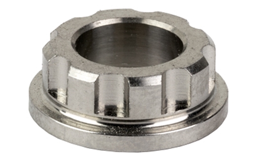 Picture of LanTac USA LLC Guide Rod Adapter Bushing, For 4th Generation Glocks to Utilize 1-3rd Generation Guide Rod and Spring, Stainless Steel Finish, Silver 01-GP-GRA-SS