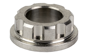 Picture of LanTac USA LLC Guide Rod Adapter Bushing, For 4th Generation Glocks to Utilize 1-3rd Generation Guide Rod and Spring, Stainless Steel Finish, Silver 01-GP-GRA-SS